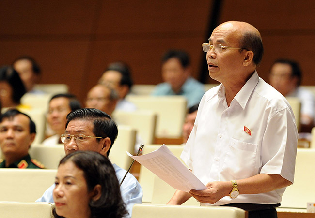 Đại biểu Đỗ Văn Đương, Thành phố Hồ Chí Minh phát biểu tại Hội trường