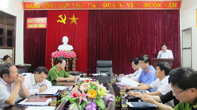 Ban Nội chính Tỉnh ủy chủ trì các hội nghị giao ban công tác nội chính hàng tháng