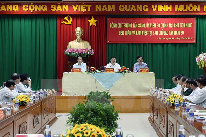 Quang cảnh buổi làm việc