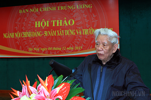 Đồng chí Nguyến Đình Hương, Nguyên Phó trưởng Ban Tổ chức Trung ương