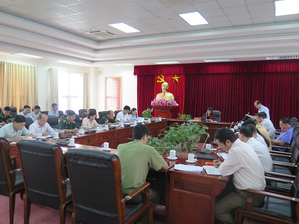 Một Hội nghị giao ban công tác nội chính tỉnh Lai Châu