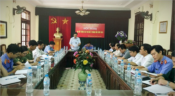 Hội nghị sơ kết thi đua Khối Nội chính tỉnh Hải Dương