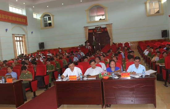 Một Hội nghị của Công an tỉnh Lai Châu