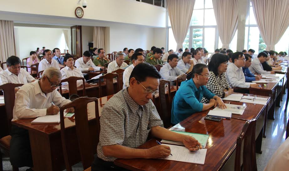 Lớp bồi dưỡng nghiệp vụ công tác nội chính và phòng, chống tham nhũng năm 2015 do Ban Nội chính Tỉnh ủy Đồng Nai tổ chức