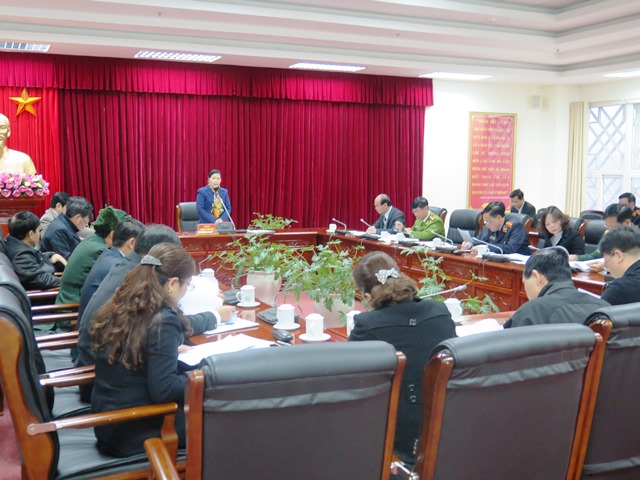 Hội nghị tổng kết công tác nội chính tỉnh Lai Châu năm 2015