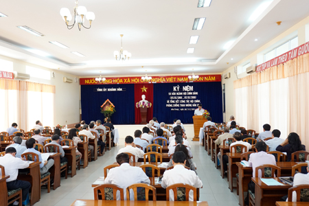 Quang cảnh Lễ kỷ niệm