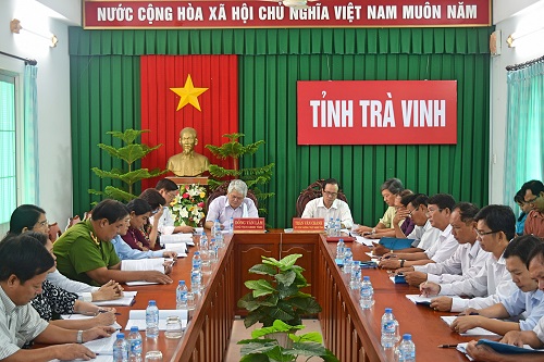 Điểm cầu Trà Vinh dự Hội nghị trực tuyến toàn quốc triển khai công tác tư pháp năm 2016, định hướng nhiệm kỳ 2016-2020 