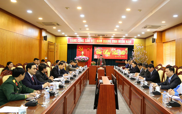 Một cuộc họp của Tỉnh ủy Lào Cai