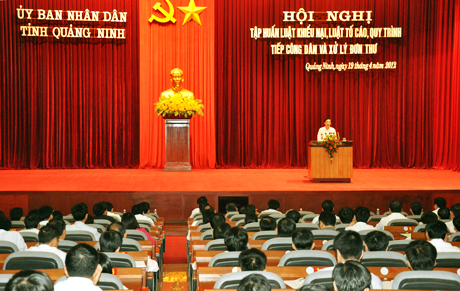 Hội nghị tập huấn Luật khiếu nại, Luật tố cáo tại tỉnh Quảng Bình