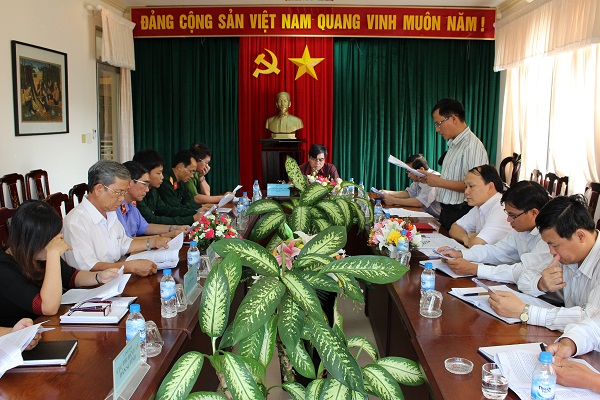 Hội nghị giao ban công tác nội chính tháng 01, triển khai nhiệm vụ công tác nội chính tỉnh Phú Yên tháng 2-2016