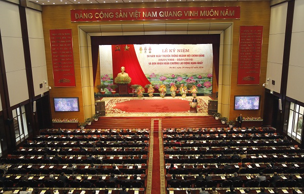 Toàn cảnh Lễ kỷ niệm 50 năm Ngày truyền thống Ngành Nội chính Đảng 