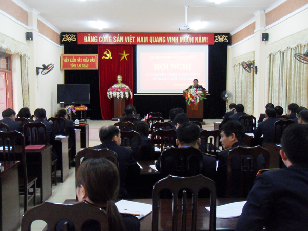 Một Hội nghị của Viện kiểm sát nhân dân tỉnh Lai Châu