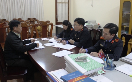 Lãnh đạo Viện kiểm sát nhân dân tỉnh Quảng Trị tiếp công dân