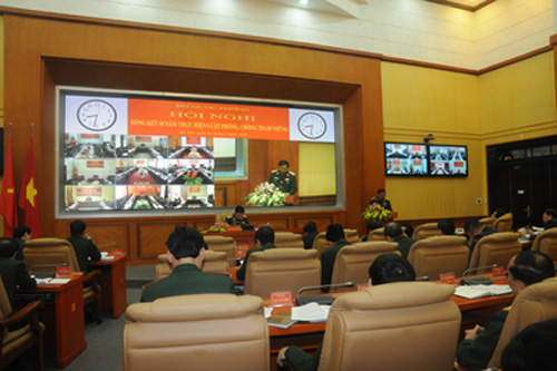 Hội nghị trực tuyến Hội nghị tổng kết 10 năm thực hiện Luật phòng, chống tham nhũng của Bộ Quốc phòng 