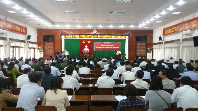 Quang cảnh lớp bồi dưỡng