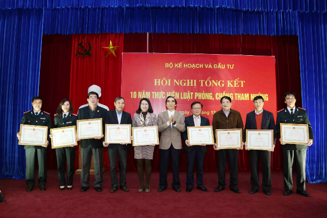 Bộ Kế hoạch và Đầu tư tổng kết 10 năm thực hiện Luật phòng, chống tham nhũng