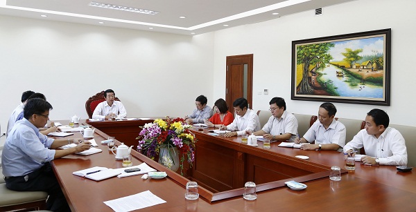 Toàn cảnh buổi làm việc