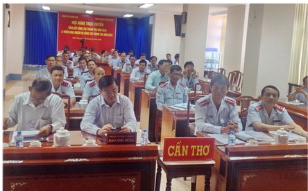 Hội nghị trực tuyến tổng kết công tác thanh tra năm 2015 tại điểm cầu Cần Thơ