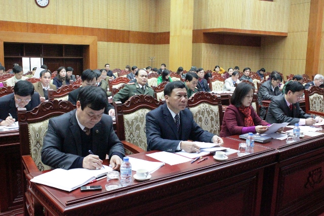 Hội nghị tổng kết công tác nội chính và phòng, chống tham nhũng năm 2015 tỉnh Lạng Sơn