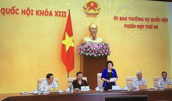 Phiên họp thứ 50 của Ủy ban Thường vụ Quốc hội diễn ra trong 2 ngày 11-12/7