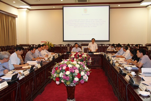Toàn cảnh buổi làm việc