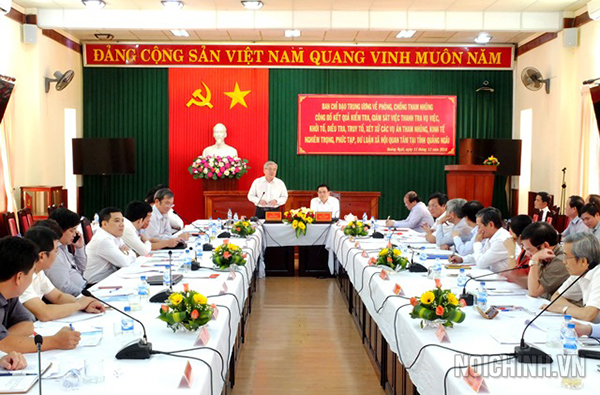 Toàn cảnh buổi làm việc