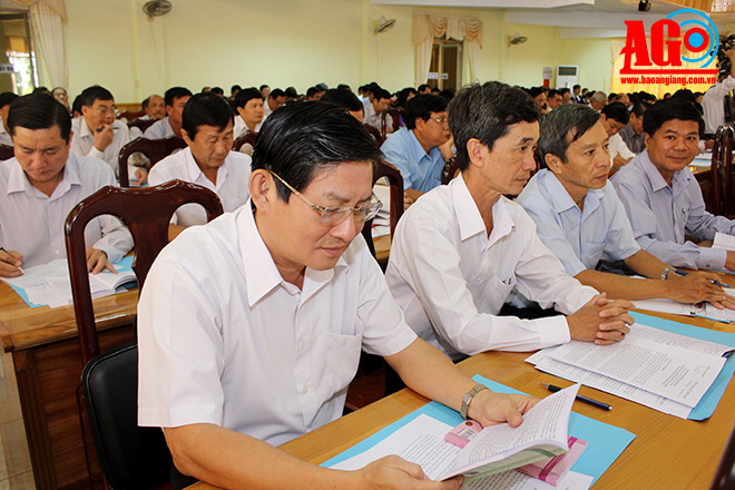 Một Hội nghị của Tỉnh ủy An Giang