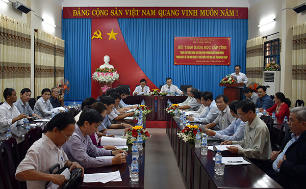 Quang cảnh hội thảo khoa học