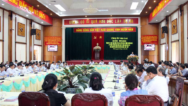 Một Hội nghị của Tỉnh ủy Gia Lai