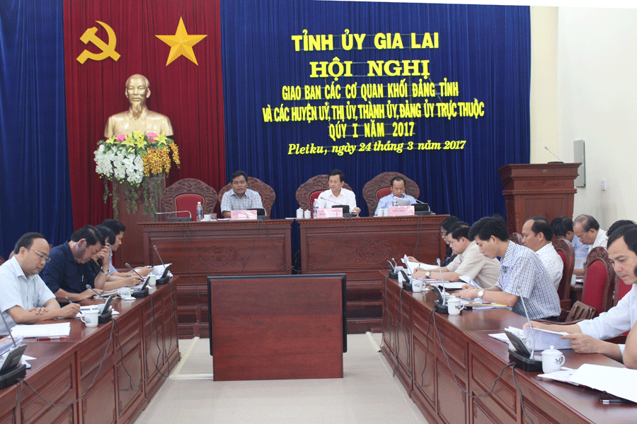 Một Hội nghị của Tỉnh ủy Gia Lai