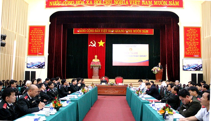 Hội nghị giao ban quý I-2017 đánh giá kết quả công tác ngành Thanh tra tỉnh Vĩnh Phúc