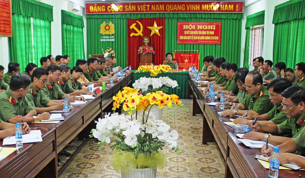 Một Hội nghị của Công an tỉnh Long An