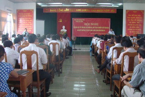 Một Hội nghị tập huấn và bồi dưỡng nghiệp vụ về tiếp dân, giải quyết khiếu nại, tố cáo, phòng, chống tham nhũng của Thanh tra tỉnh Quảng Bình