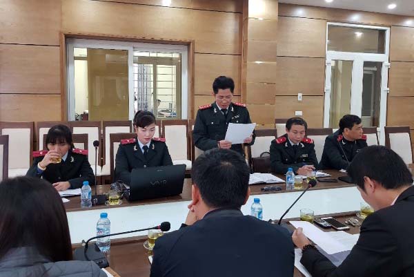 Thanh tra tỉnh Lào Cai công bố quyết định thanh tra tại Công ty TNHH Khoáng sản và Luyện kim Việt Trung
