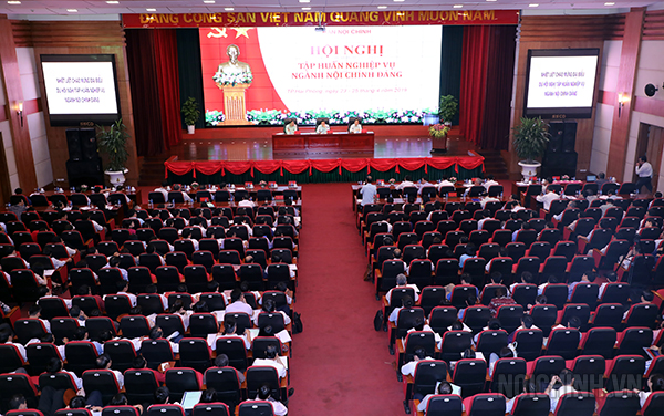 Hội nghị toàn quốc tập huấn nghiệp vụ công tác ngành Nội chính Đảng