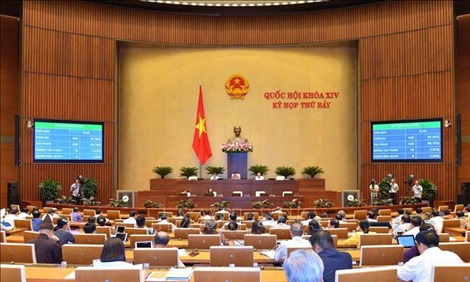 Quốc hội tiếp tục ngày làm việc thứ 16 của kỳ họp thứ bảy
