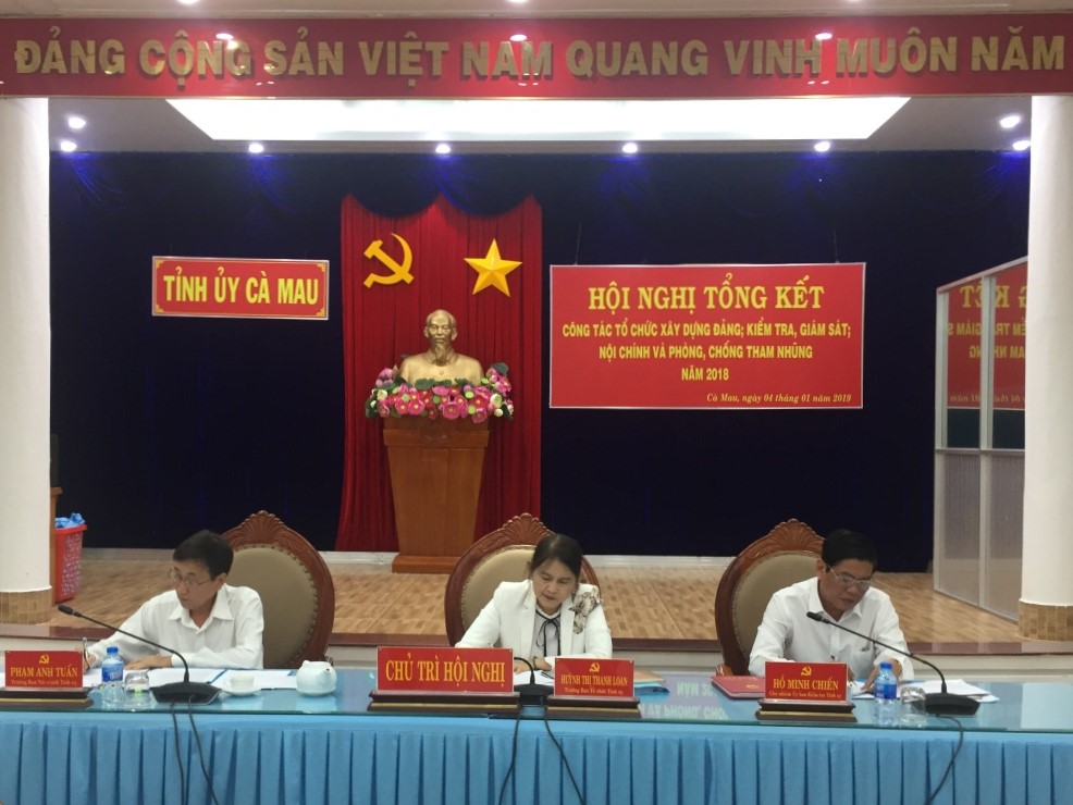 Hội nghị triển khai công tác phòng, chống tham nhũng năm 2019 tỉnh Cà Mau