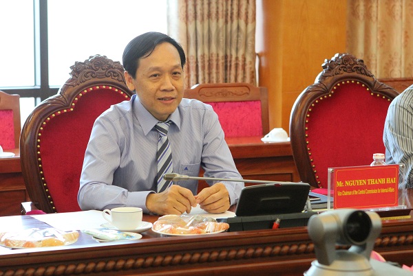 Đồng chí Nguyễn Thanh Hải, Phó trưởng Ban Nội chính Trung ương tại buổi làm việc