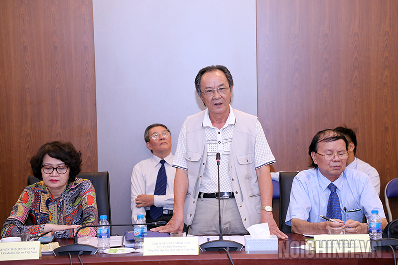 Luật sư Nguyễn Minh Tâm, Ủy viên Ban Thường vụ, Tổng biên tập Tạp chí Luật sư Việt Nam