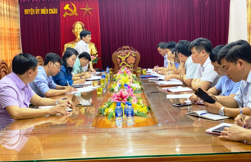 Đoàn Kiểm tra của Ban Thường vụ Tỉnh ủy kiểm tra công tác phòng, chống tham nhũng tại huyện Diễn Châu