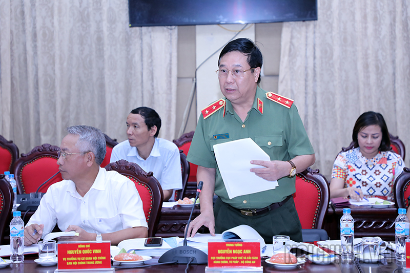 Thượng tướng Nguyễn Ngọc Anh, Cục trưởng Cục pháp chế và cải cách hành chính, tư pháp, Bộ Công an