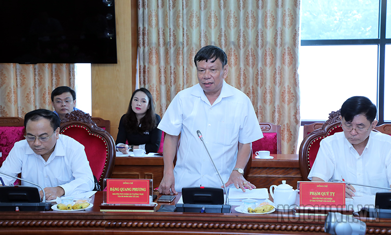 Đồng chí Đặng Quang Phương, nguyên Phó Chánh án Thường trực Tòa án nhân dân tối cao