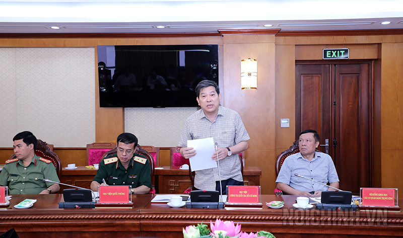 Đồng chí Nguyễn Duy Bắc, Phó Giám đốc Học viện Chính trị Quốc gia Hồ Chí Minh