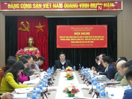Hội Luật gia Việt Nam tổ chức Hội nghị tổng kết phong trào thi đua năm 2018 (Cụm Thi đua số 6).