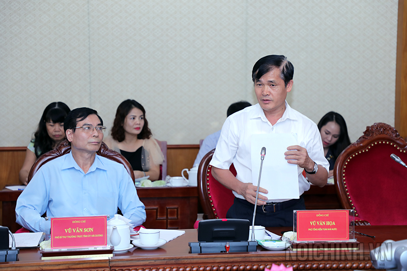 Đồng chí Vũ Văn Họa, Phó Tổng kiểm toán Nhà nước