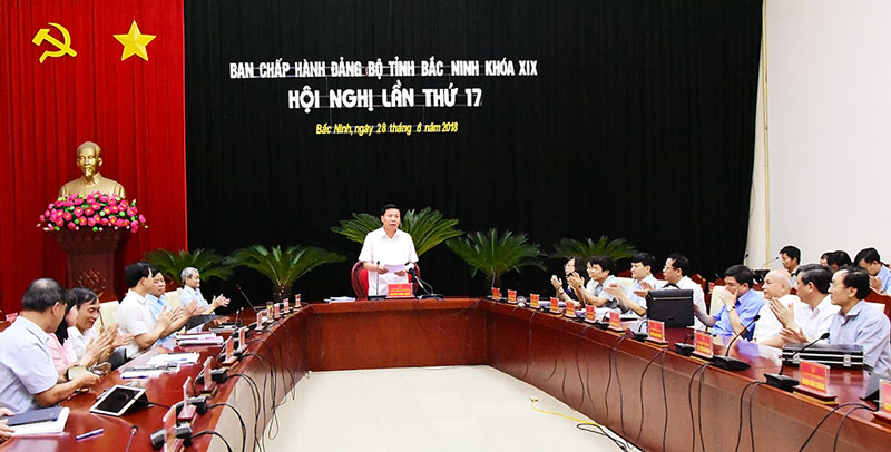 Hội nghị lần thứ 17 Ban Chấp hành Đảng bộ tỉnh Bắc Ninh khóa XIX