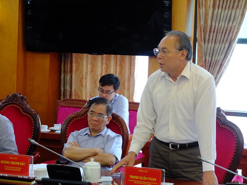 Đồng chí Trịnh Xuân Toản, Ủy viên chuyên trách, Thường trực Ban Chỉ đạo Cải cách tư pháp Trung ương