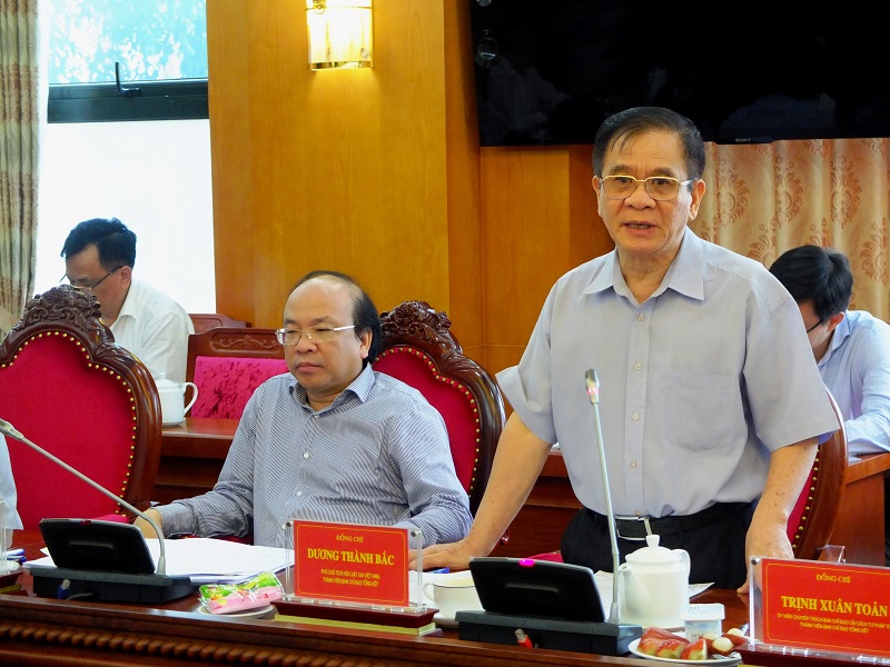 Đồng chí Dương Thành Bắc, Phó Chủ tịch Hội Luật gia Việt Nam