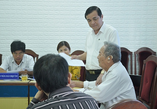 Đồng chí Phan Việt Cường,Ủy viên Trung ương Đảng, Bí thư Tỉnh ủy Quảng Nam chủ trì buổi tiếp công dân định kỳ tháng 4-2019