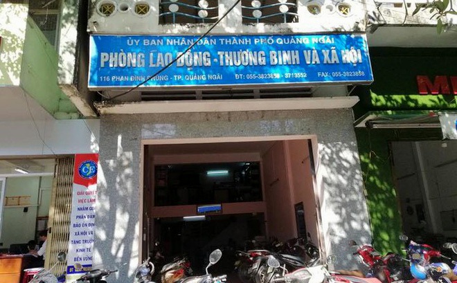 Phòng Lao Động - Thương Binh và Xã hội thành phố Quảng Ngãi, nơi xảy ra vụ việc ăn chặn tiền chính sách của thương binh